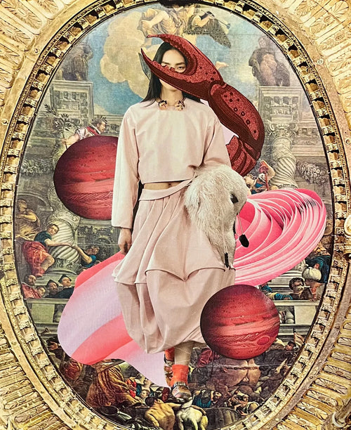 Devota Intuición, collage by ZulArt