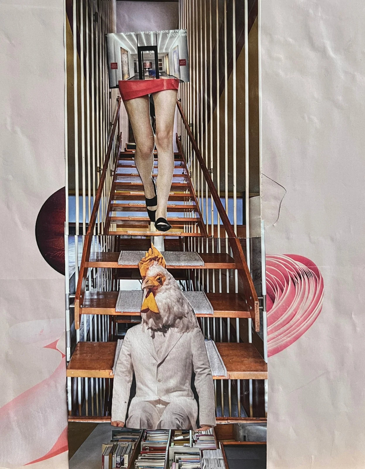 La sensualidad de fluir, collage by ZulArt
